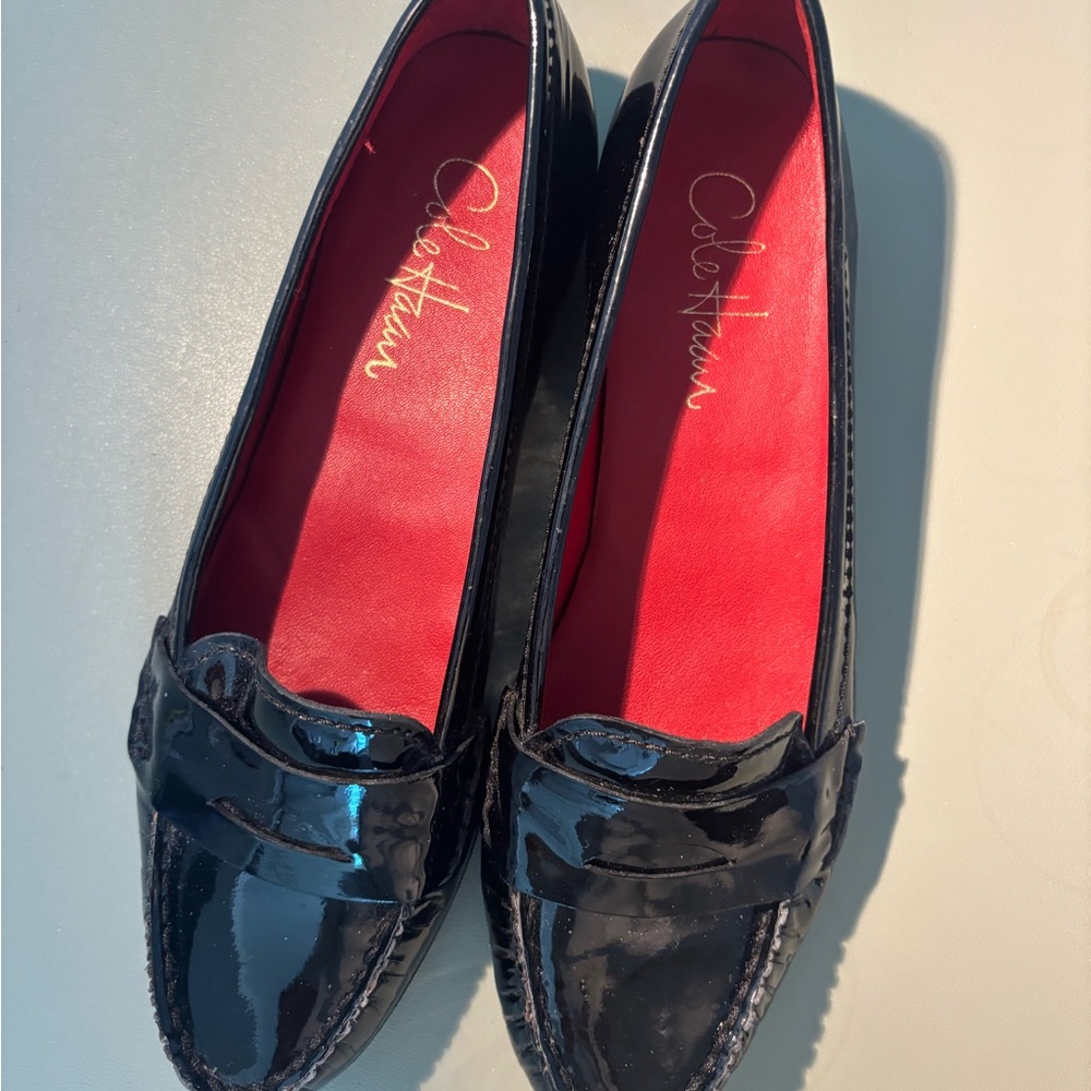 Cole Haan Glossy Black Women's Loafers